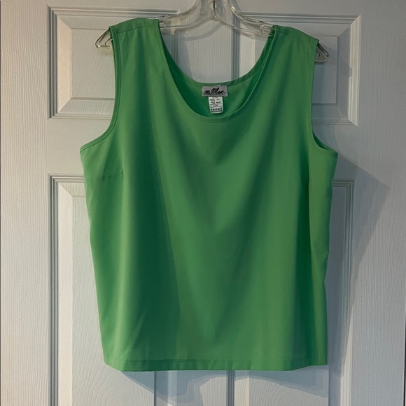 Mr.Max Tops - Vibrant Green Sleeveless Top
